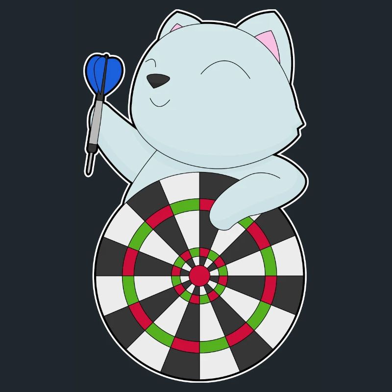 Cible de fléchettes pour chat