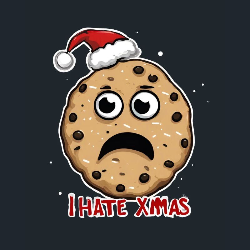 I Hate Christmas Funny Cookie Cookie Bake