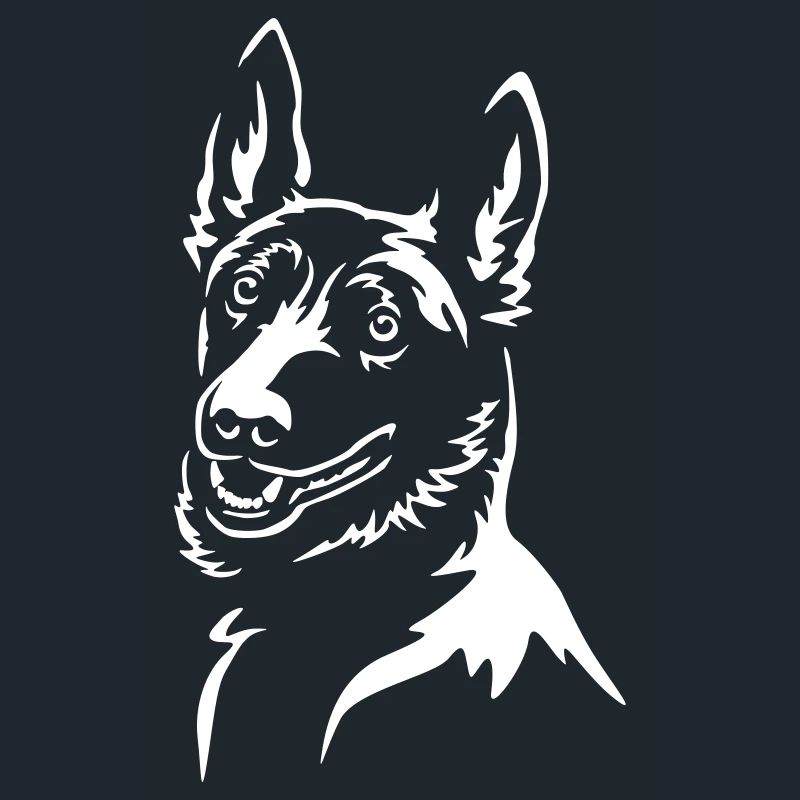 Malinois Head "Black Edition"