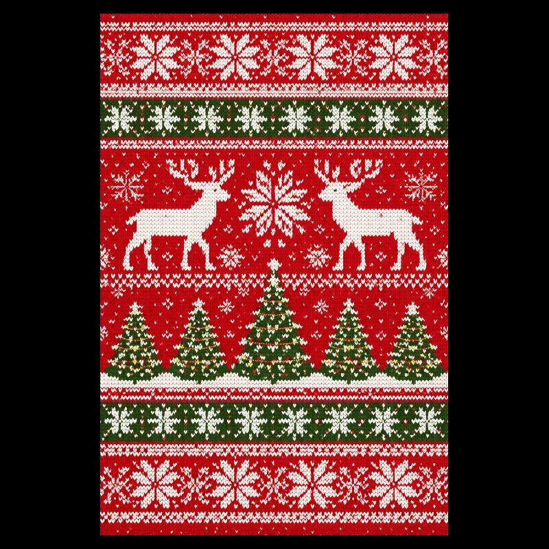 Winter Reindeer Knitting Pattern