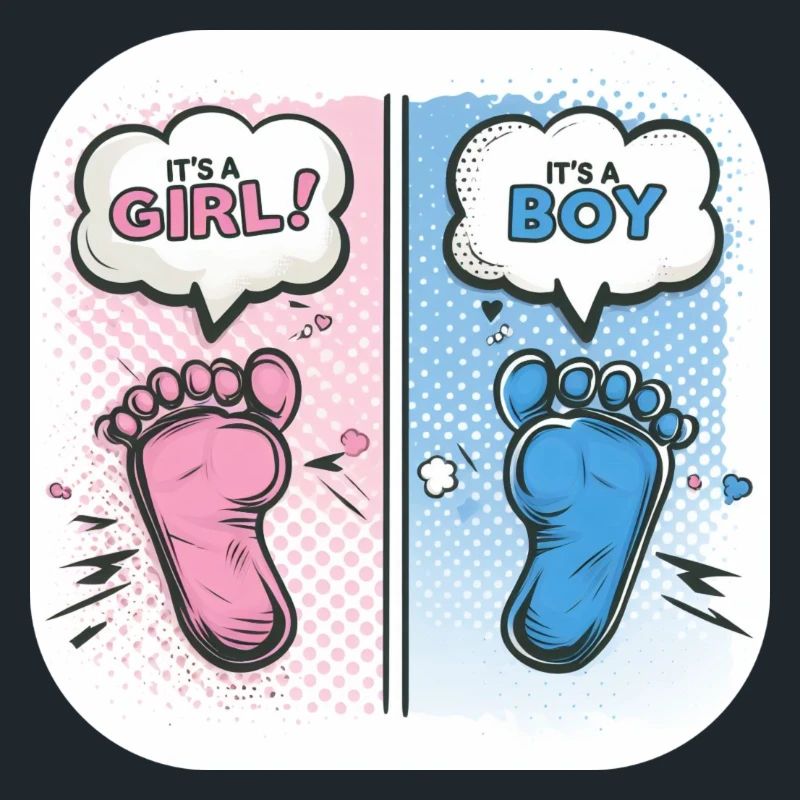 Füße Geschlecht Baby Junge oder Mädchen