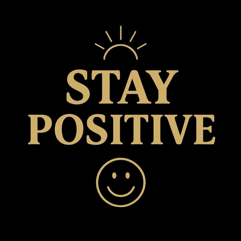 Bleiben Sie positiv