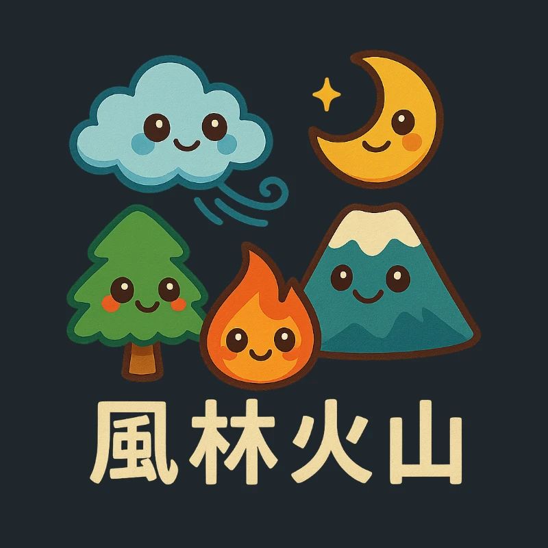 Wind, Forest, Fire, Mountain, Kawaii, Landscape