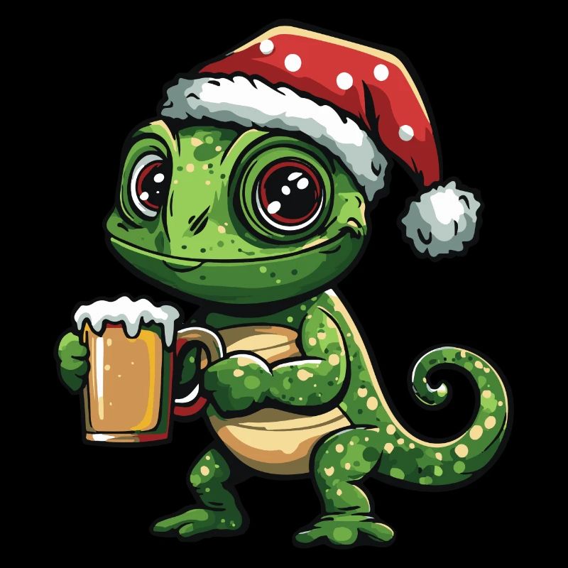 Caméléon Bière de Noël Drôle