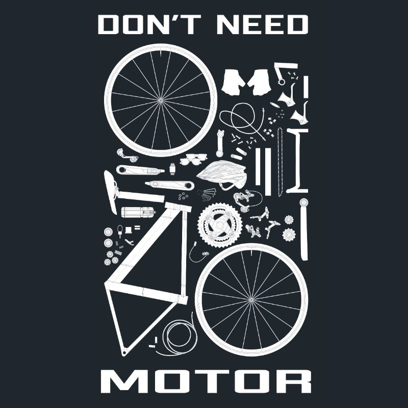 Brauchen Sie keinen Motor, nur Ihre Beine!