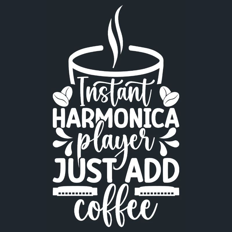 Harmonica Musican Lecteur Instantané Just Coffee