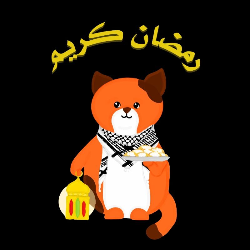 Un invité Ramdan mignon (salutations arabes)