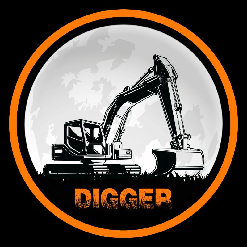 Baggerfahrer Bagger "Digger" Baggerschaufel