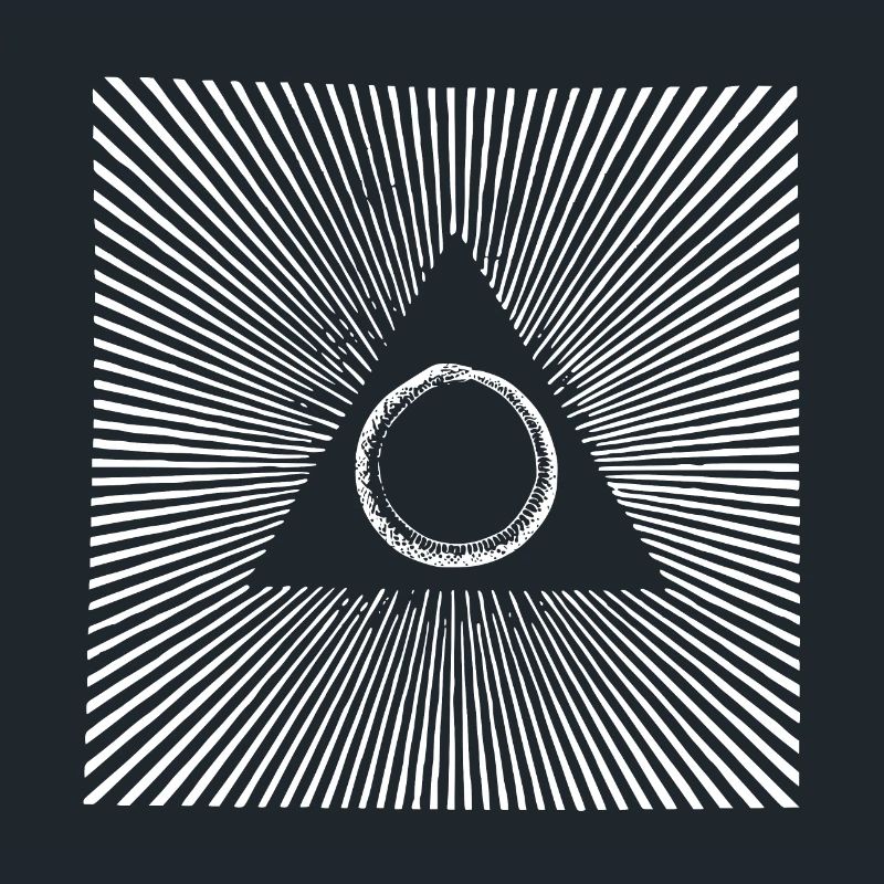 Conception graphique psychédélique occulte