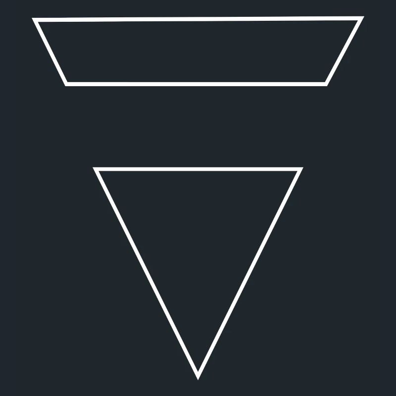 Forme de triangle de symbole