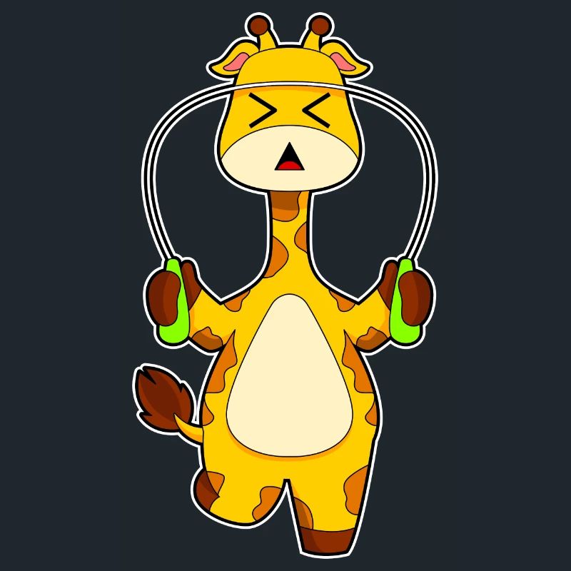 Giraffe Seilspringen Springseil