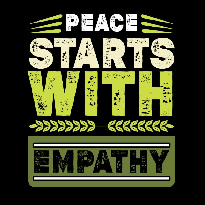 Étoiles de la paix avec empathie
