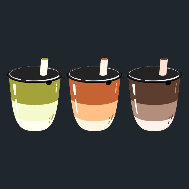Bubble Tea - Boisson - Création de logo