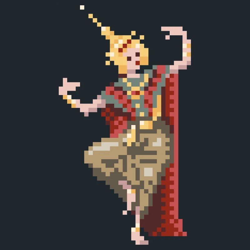 8bit thai dancer