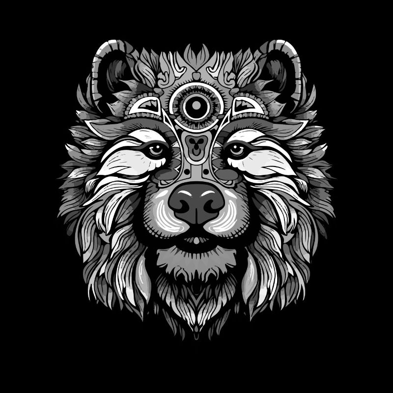 Chow Chow Dog Dog Head