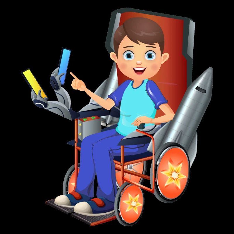 Héros en fauteuil roulant