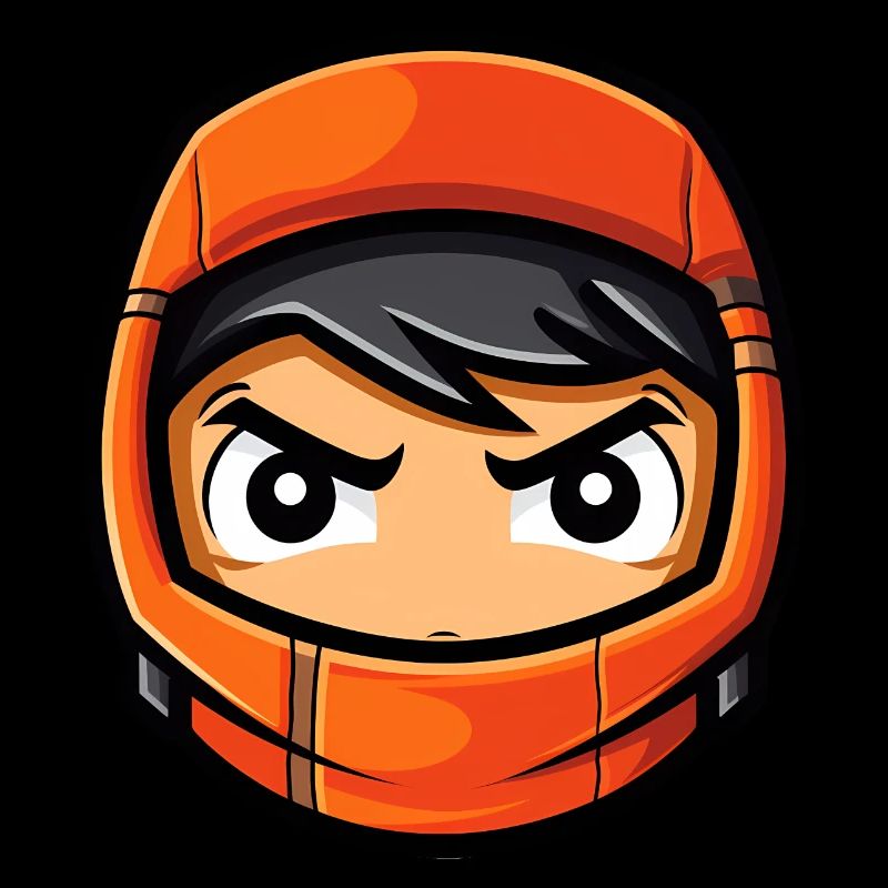 Ninja mignon d’Halloween