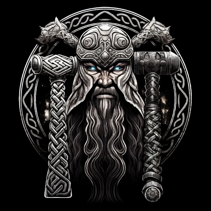 Wikinger Design Vegvisir Odin Valhalla