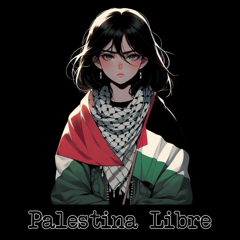 Befreites Palästina-Mädchen