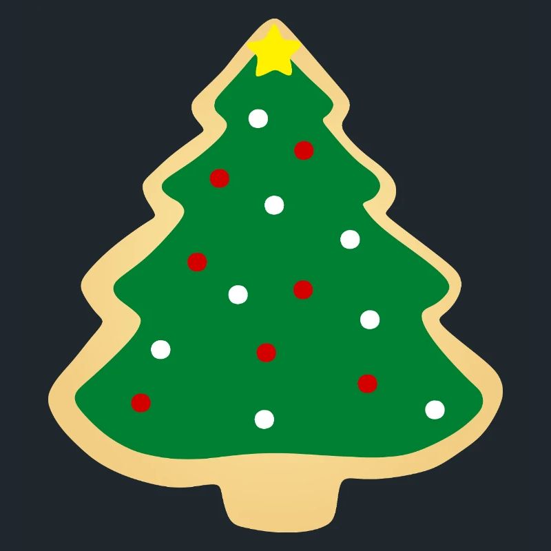 Weihnachtsbaum-Plätzchen