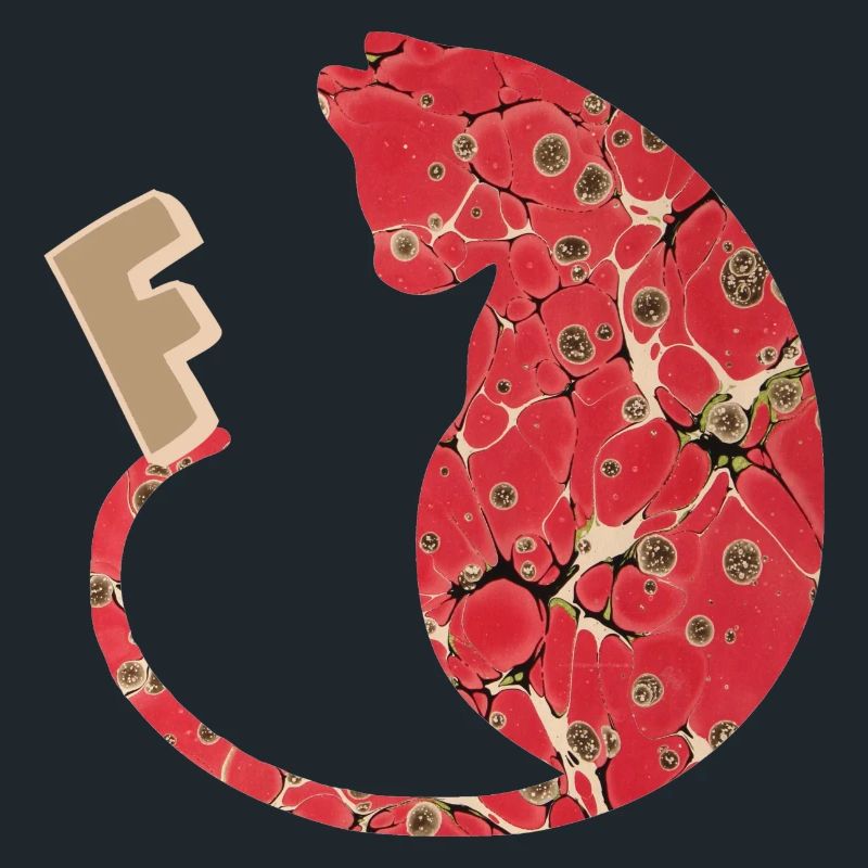 buchstabe f mit katze e 245