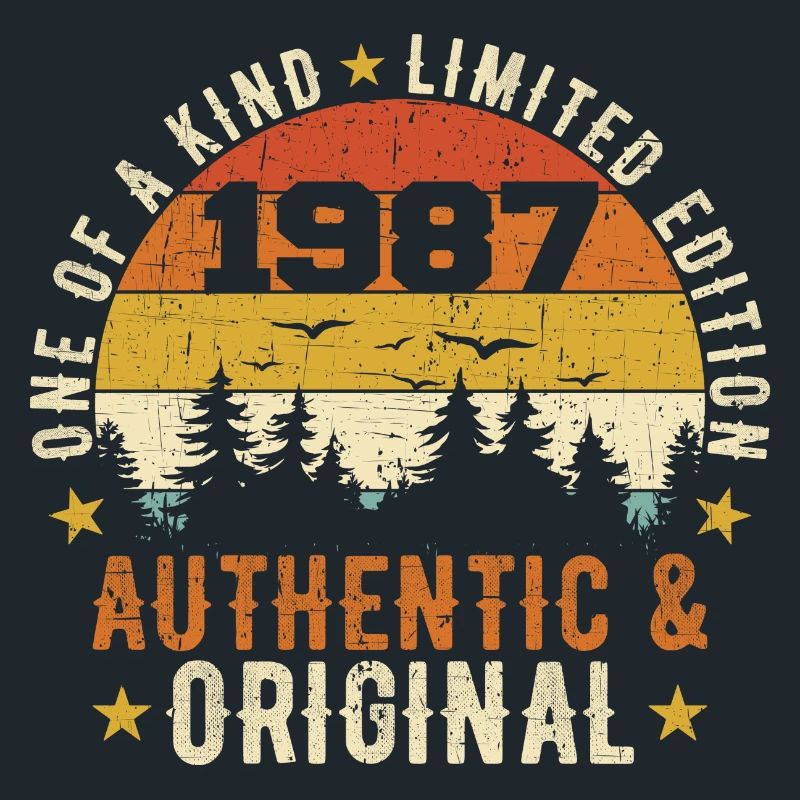 Original 1987 Geburtstagsgeschenk 1987 authentisch