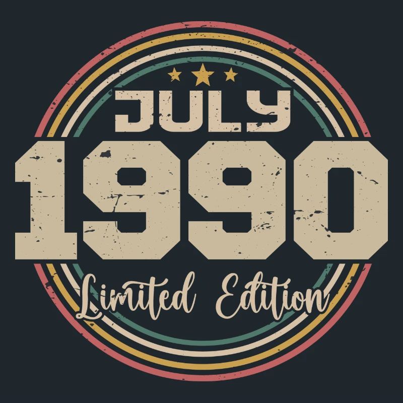 1990 Geburtstag Juli 1990 Geschenk Juli 1990