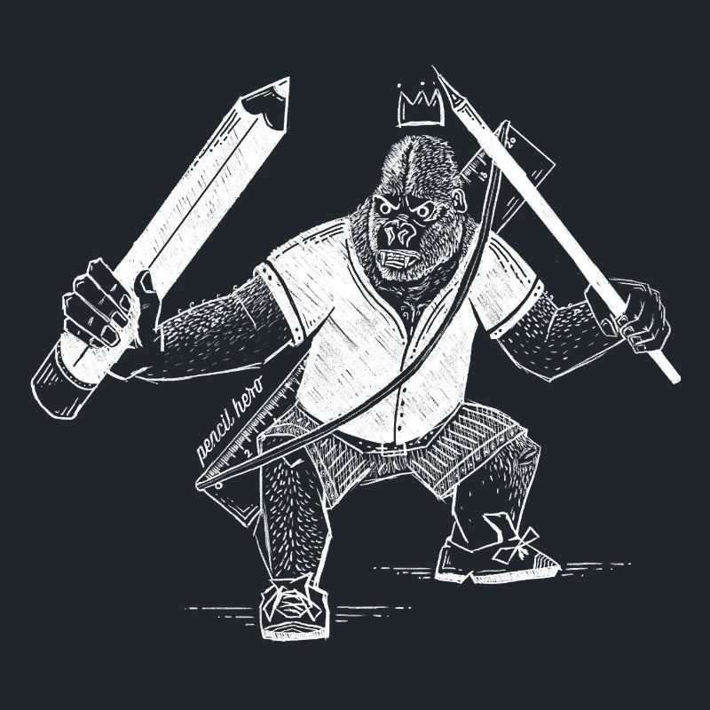 Creative King Gorilla – Der Chef mit dem Stift
