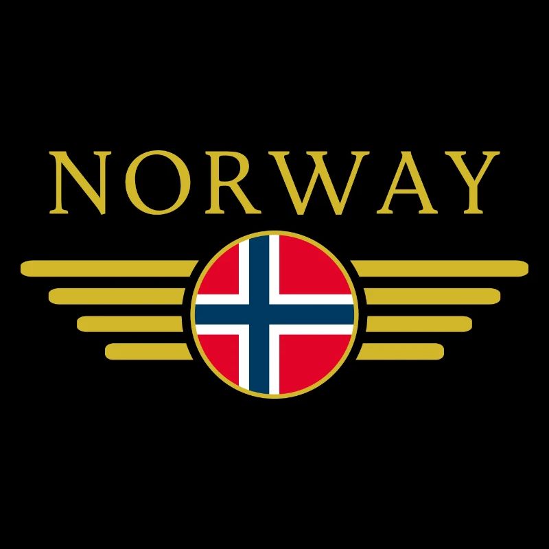 I Love Norway, Elegance Style Design T-Shirt