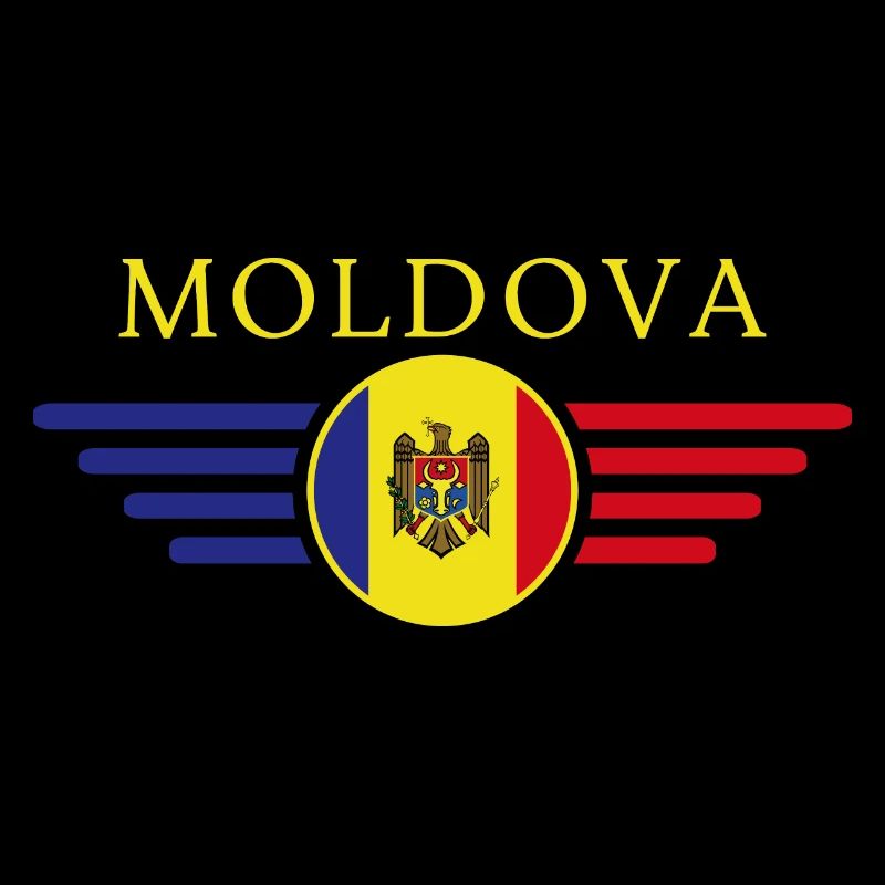 I Love Moldova, Elegance Style Design T-Shirt
