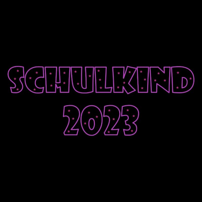 Schulkind 2023 - Einschulung - Sterne Mädchen