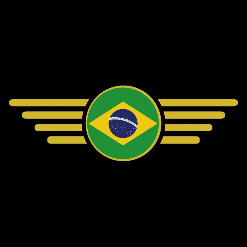 J’aime le Brésil, T-shirt design de style élégance