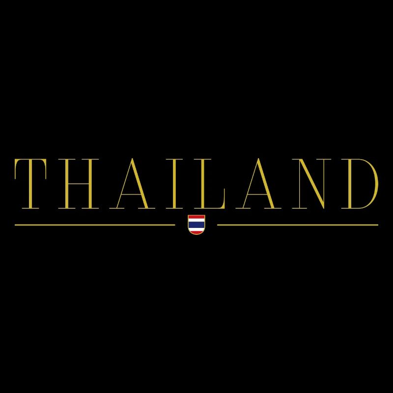 J’aime la Thaïlande, T-shirt design de style élégance