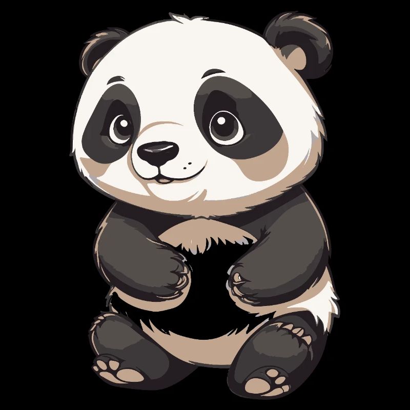 Panda mignon - Conception d’animaux