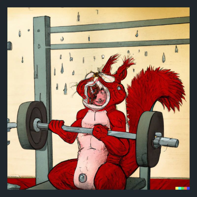 SQRRLD - Squirrel's Bench Press Accident 05