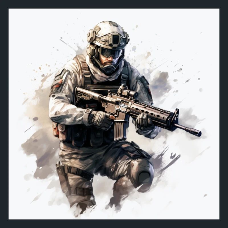 COD gaming art shooter
