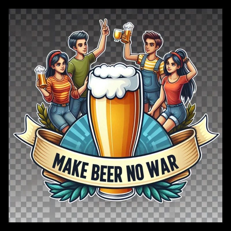 make Beer No War Logo