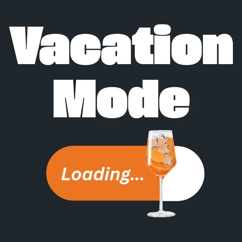 Mode vacances activé – Spritz avec barre de chargement (léger)