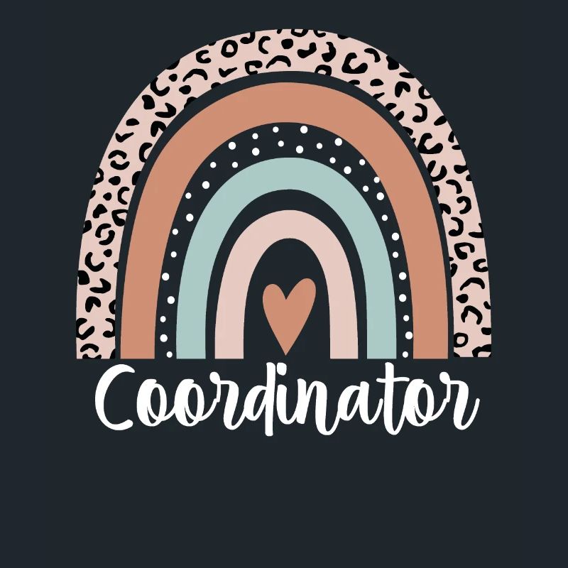 Coordinator Rainbow Leopard Funny Coordinator