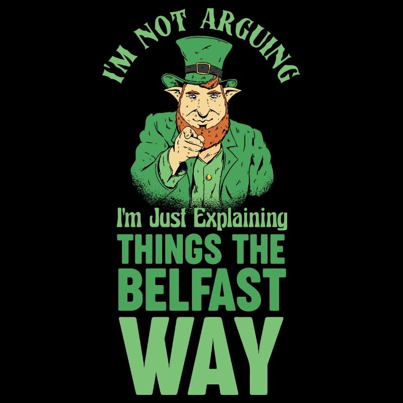 Irisches Belfast St. Patrick's Day Zitat