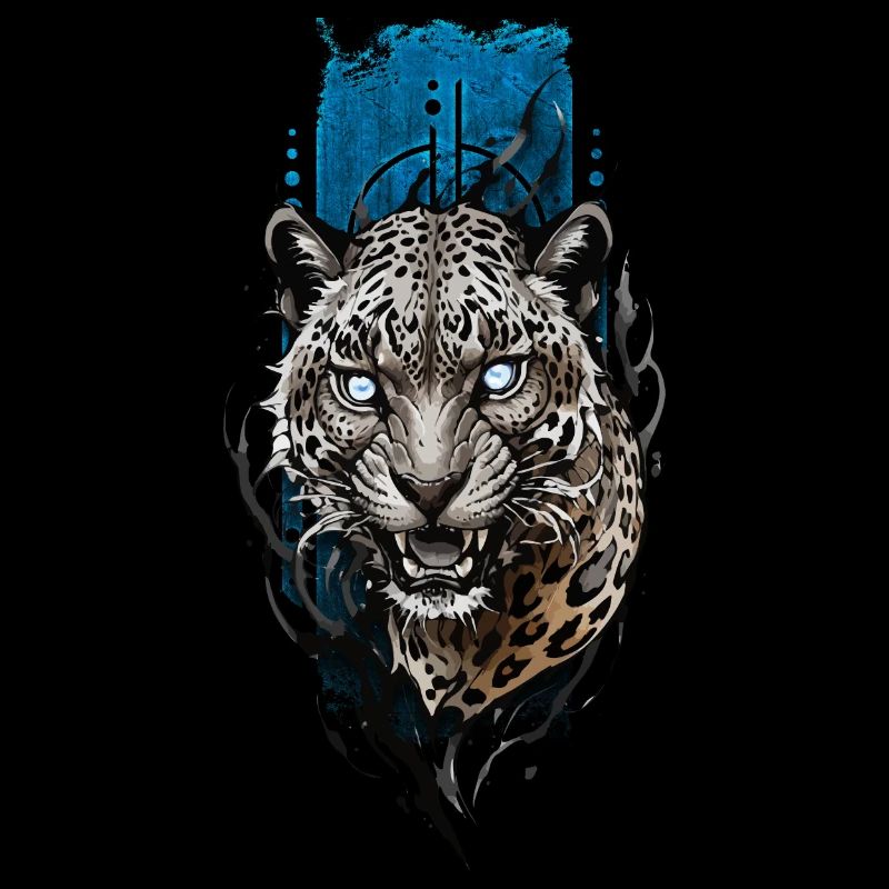 Blue-Eyed Jaguar: Mystical Wilderness