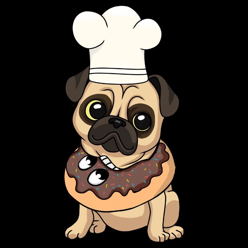 Mops Hund Hunde Kinder Kind Weihnachtsgeschenk