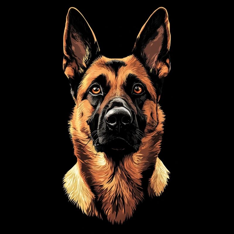 German Shepherd Portrait Dog Dog