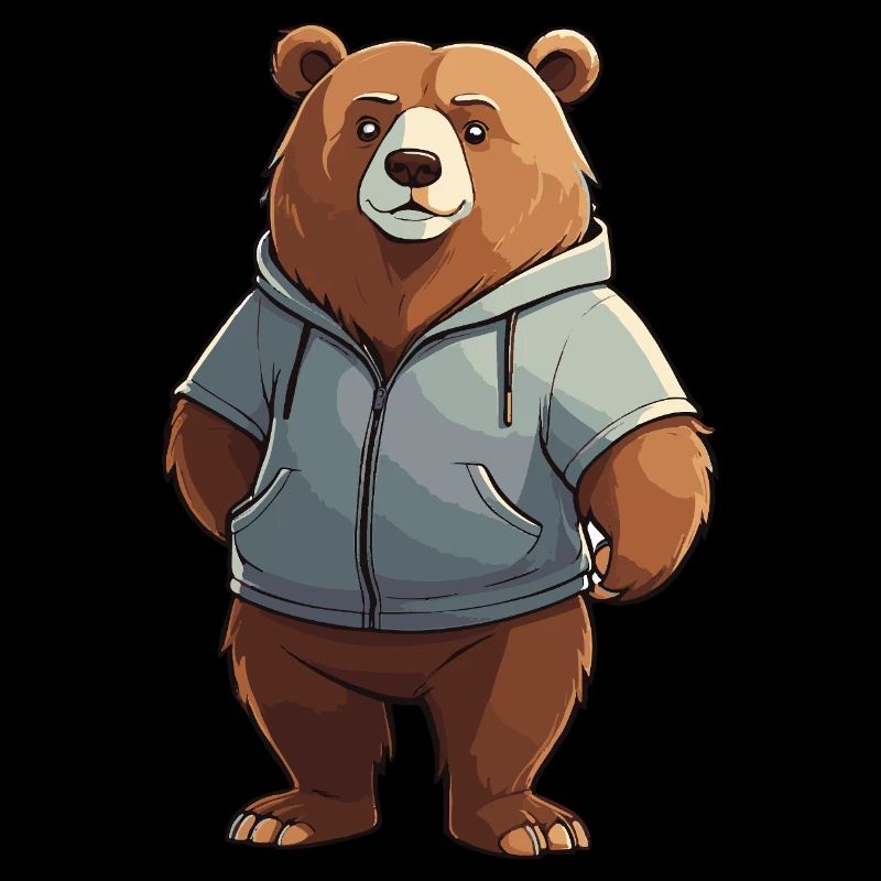 Comic Bär - Tier Design