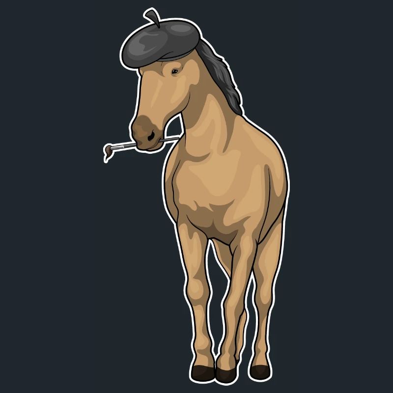 Pferd Maler Pinsel