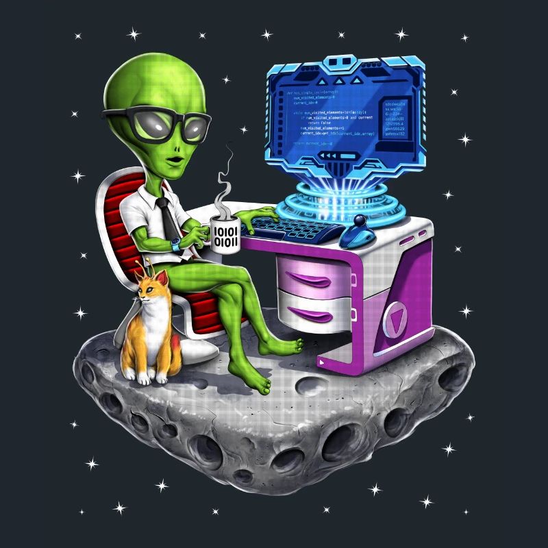 Programmeur extraterrestre de l’espace