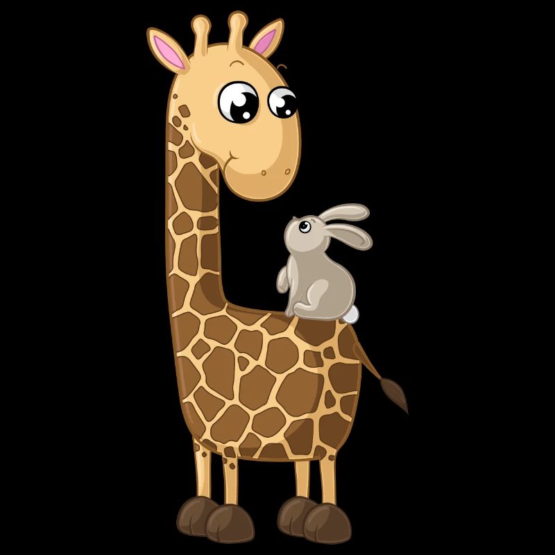 Glückliche Comic Giraffe