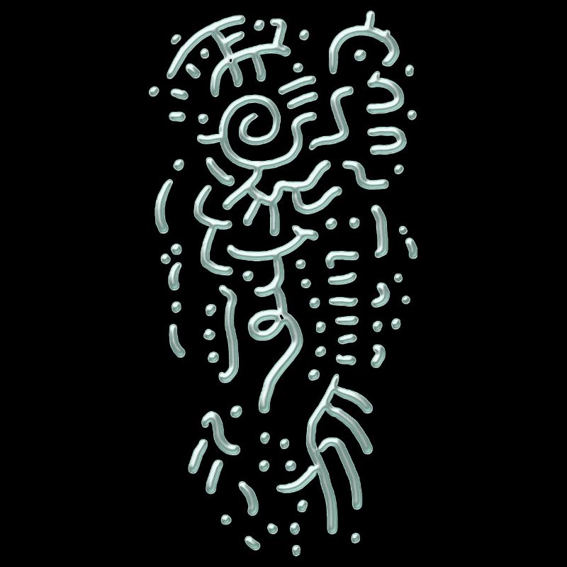 Gothik Schnörkel Muster - Abstrakt