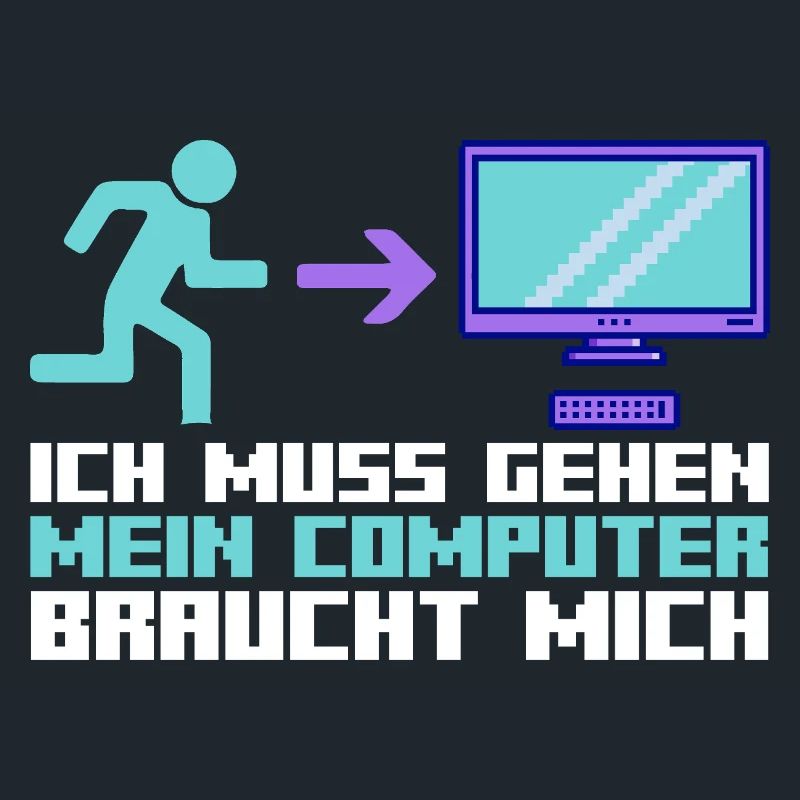 Computer Zocker Programmierer Administrator Gamer