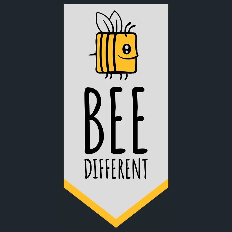 bee different Spruch Zitat